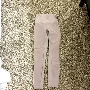 brand new lulu leggings taupe color